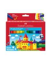 FABER-CASTELL Filzstift Jumbo Sup. Washable 24er (154324)