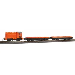 PIKO 57143 H0 S-Set Diesellok mit Klemmbausteinwagen RC A-Gleis & B