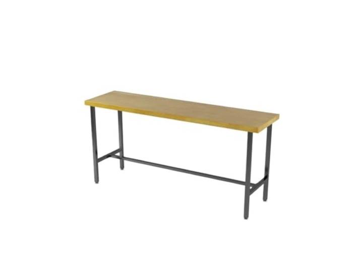 Bartisch Home Wooden Bar Table Schmaler Langer Küchen-Esstisch mit stabilem Metallrahmen(Groß)