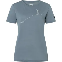 Super Natural, Damen, Funktionsshirt, Tundra220 Semplice (L), Weiss, Beige