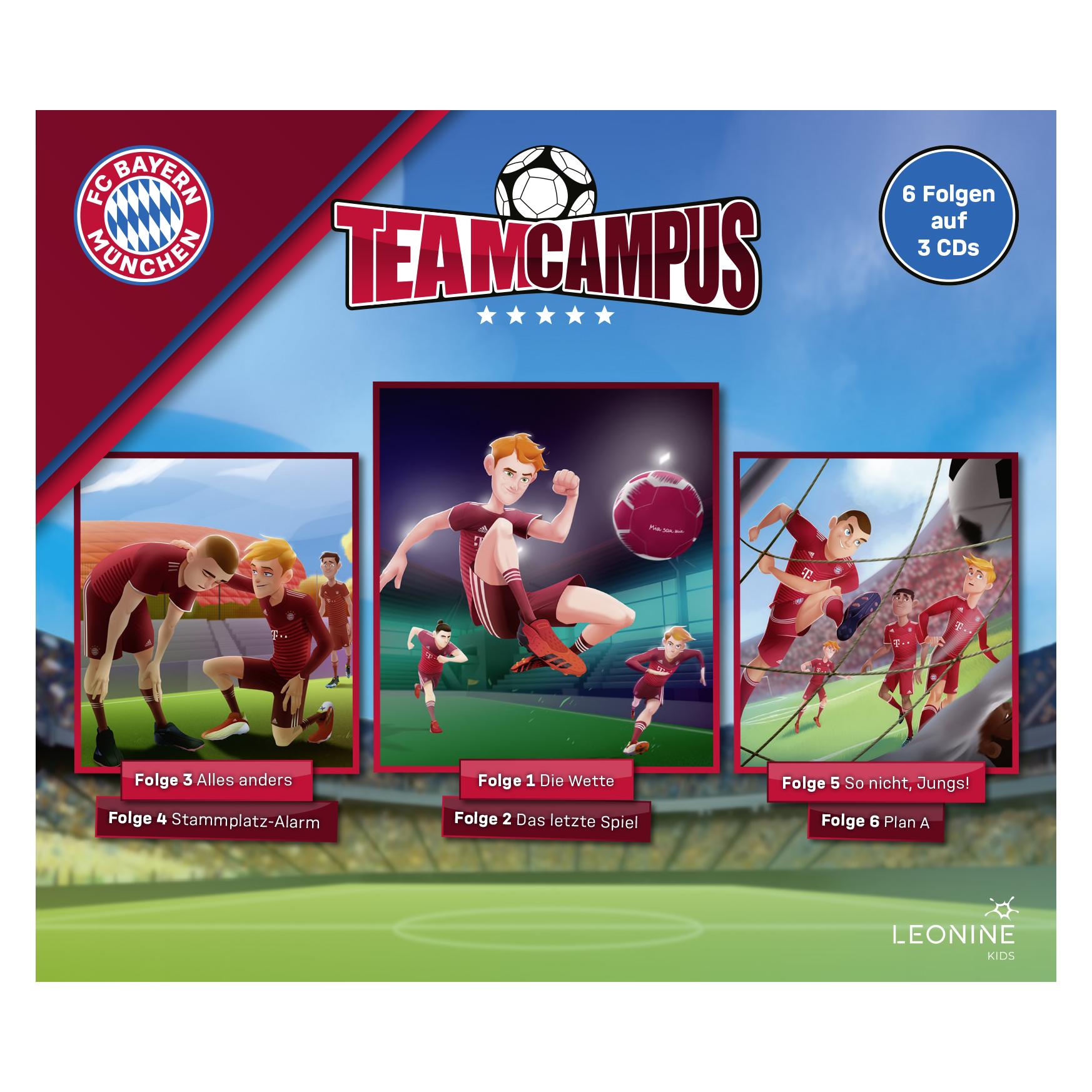 Leonine FC Bayern - Team Campus - 1 Box (6 Folgen auf 3 CD) (Deutsch) (22923637)