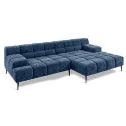designwerk Ecksofa Liam Stoff Blu