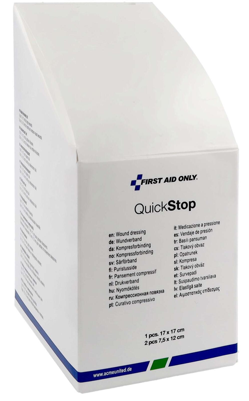 FIRST AID ONLY Mull-Kompressen weiß P-44030 00