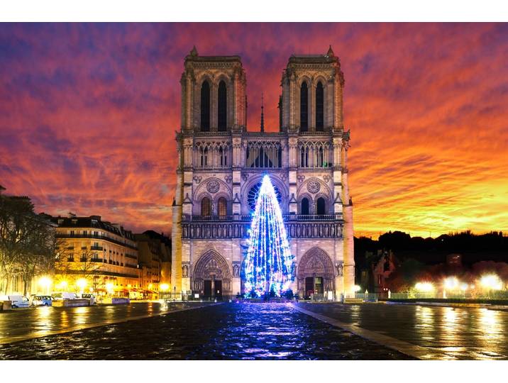 Papermoon Notre Dame Sonnenaufgang