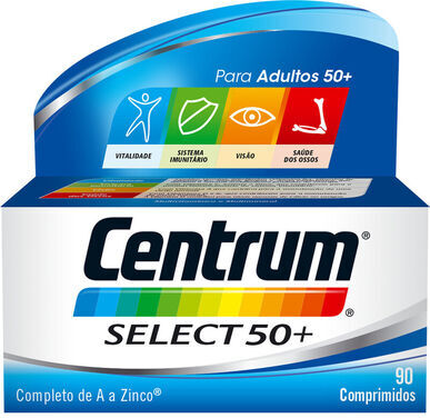 Suplemento Vitaminas Centrum Select 50+ 90 comprimidos