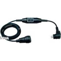 Bachmann 919.014 Personenschutz-Verlängerungskabel PRCD-S 250 V Schwarz IP20