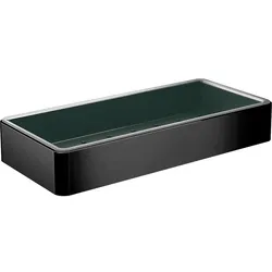 Seifenkorb emco loft B x H x T: 220 x 34 x 101 mm schwarz
