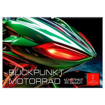 Blickpunkt Motorrad Schönheit im Design (Wandkalender 2026 DIN A2 quer), CALVENDO Monatskalender