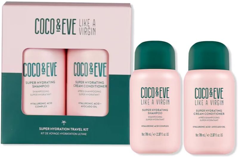 Coco & Eve Travel Kit Super Hydration kit voyage pour des cheveux brillants et doux 1 pcs