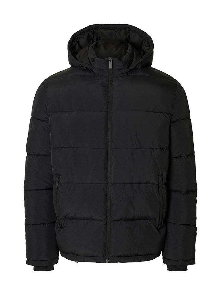 SELECTED HOMME Winterjacke "Cooper" in Schwarz - L