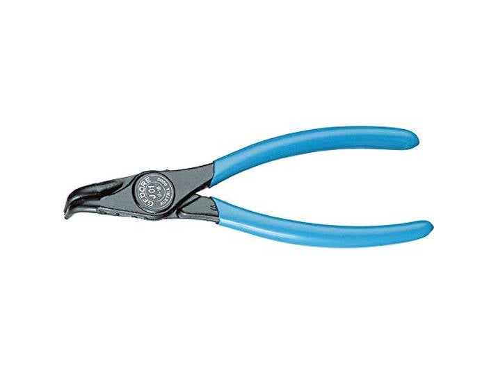 GEDORE Pince de montage pour circlips intérieurs\, coudée à 90°\, Diamètre de l’arbre : 85 à 140 mm\, Ø des pointes : 3\,2 mm\, Acier\, 8000 J 41