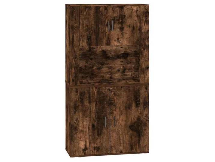 FAF-NEUF* Buffet haut Buffet d'entrée - chêne fumé - Bois d'ingénierie JUILLET870675