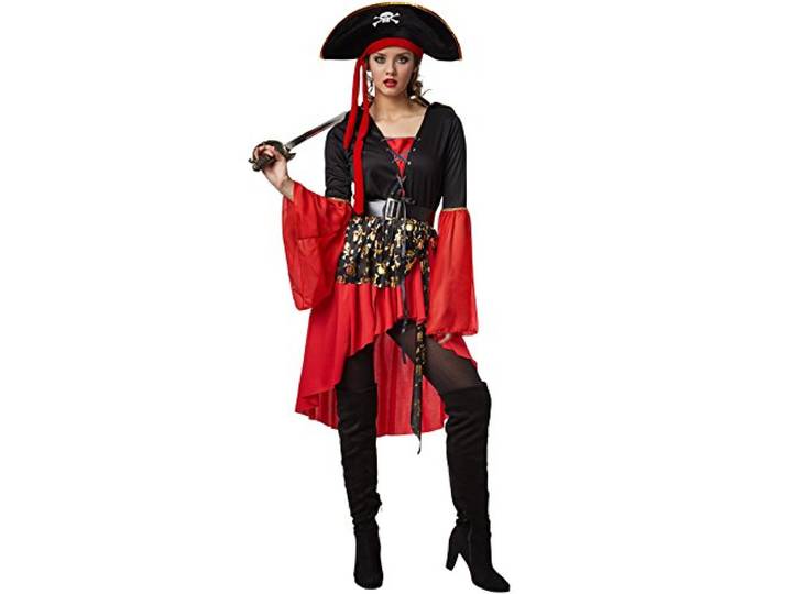 Dressforfun Vrouwenkostuum piratenkoningin - XL