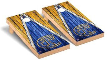 Skip's Garage New York City Technology Yellow Jackets Weathered Cornhole Board Set