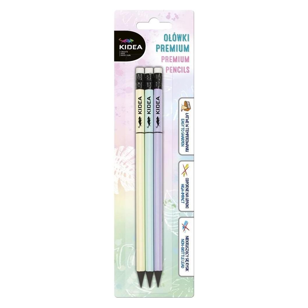 Derform Premium Bleistifte 3 Stk. KIDEA (HB, 3x) (47333603)
