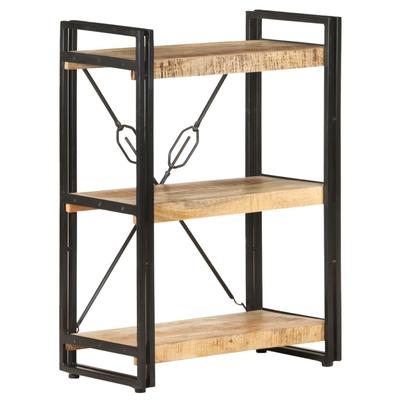 vidaXL Bücherregal 3 Fächer 60x30x80 cm Mango Massivholz