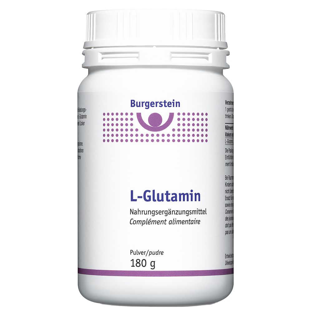 Burgerst L-Glutamin PLV 180 g Pulver zur Herstellung einer Lösung zum Einnehmen