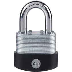 Yale, Vorhängeschloss, Hangschloss Lamellenstahl 56mm, Bügelhöhe 30mm, High Security