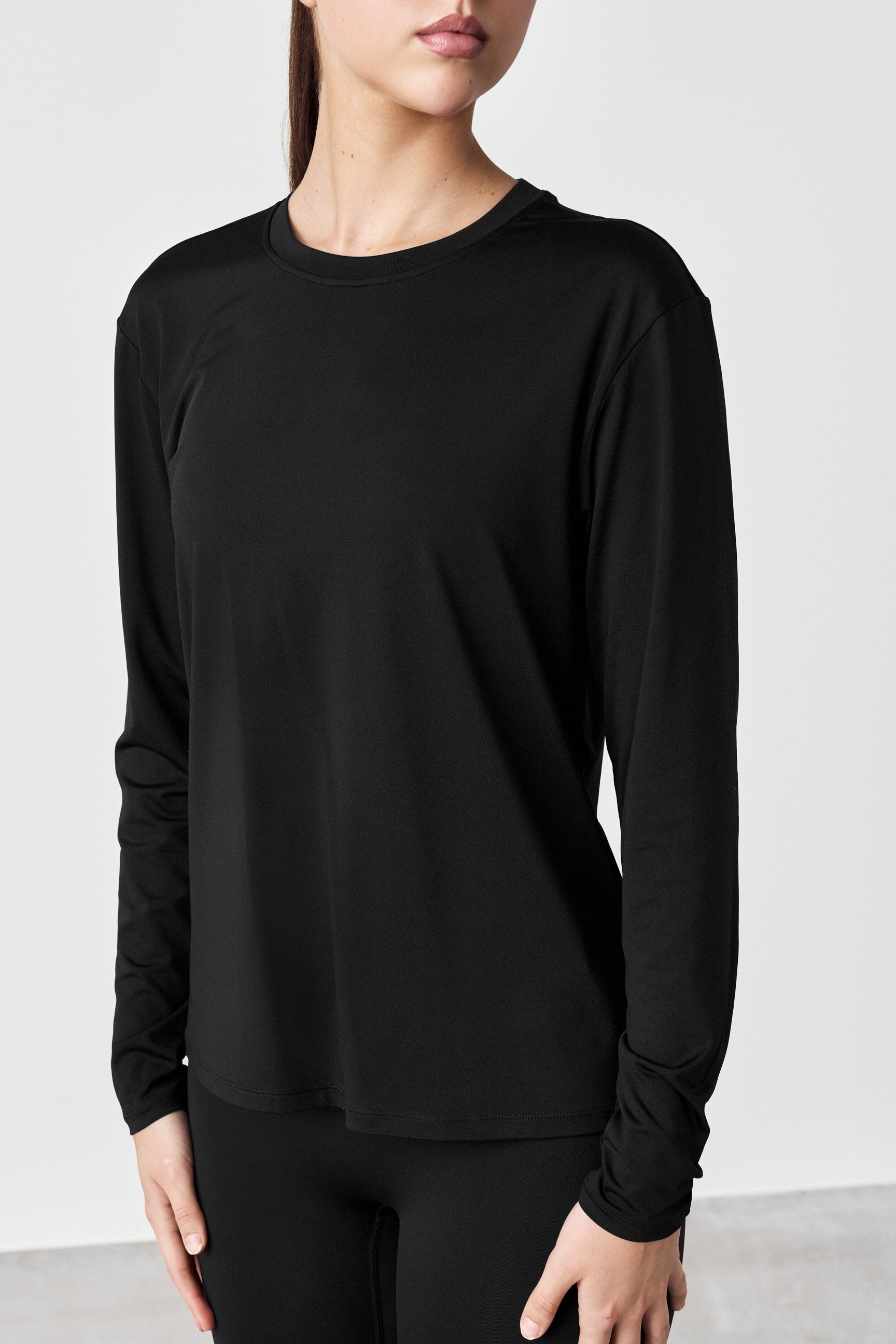 FAMME Relaxed Gym Long Sleeve Black S