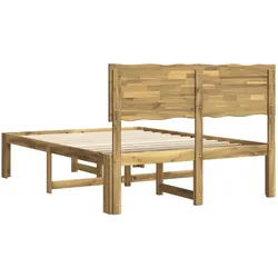 vidaXL, Bett, Holzbett (150 x 200 cm)
