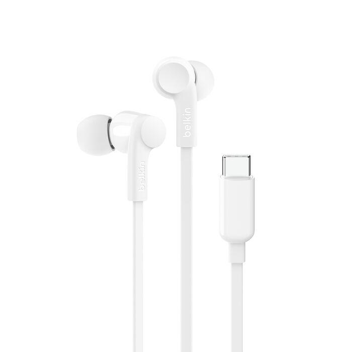 Belkin SoundForm Kabelgebundener In-Ear-Kopfhörer mit USB‑C-Anschluss, weiß G3H0002BTWHT