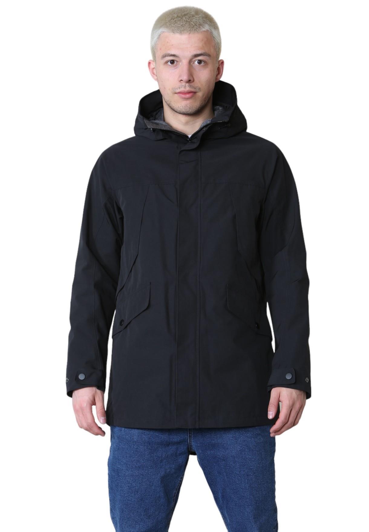 Marks and Spencer Katoen Blend Hooded Mac Stormwear Jacket