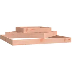 vidaXL Pflanzkübel 112x112x27 cm Massivholz Douglasie