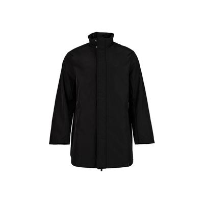 Outdoorjacke ARMANI EXCHANGE "Trenchcoat TRENCH", Herren, Gr. S, schwarz, Obermaterial: 100% Polyester PES. Futter: 100% Polyamid PA. 100% Polyester PES., Jacken Outdoorjacke