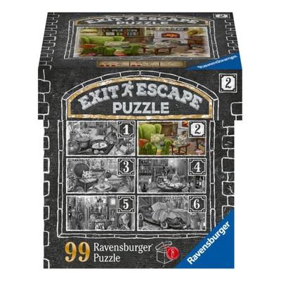 Erwachsenenpuzzle 99 Teile - Im Gutshaus: Wohnzimmer - Exit Puzzle