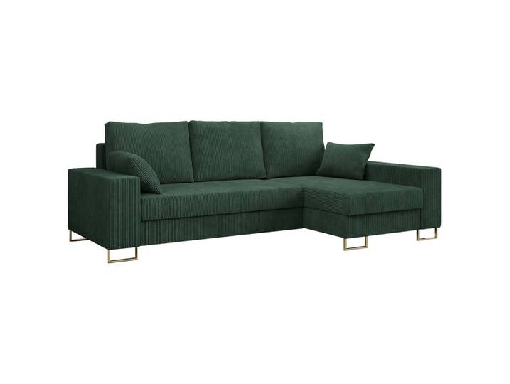 ECKSOFA Dorian Cord Grün