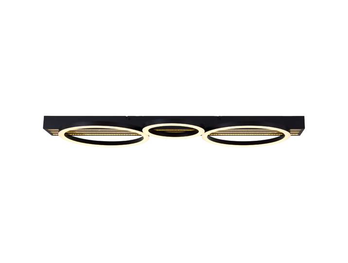 Deckenlampe Kaela Schwarz 6600 lm Dimmbar - LED- LED Energiesparlampe
