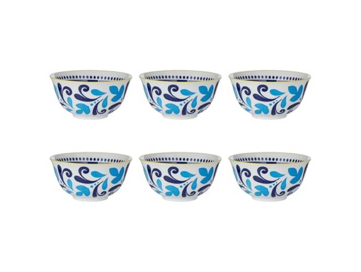 BUTLERS 6er-Set Schalen Porzellan - ORNAMENTS -