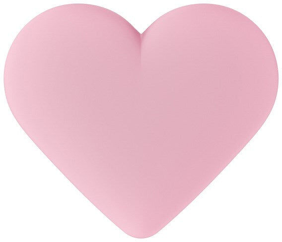 3D Holdit Silicone Sticker - Hjerte / Pink
