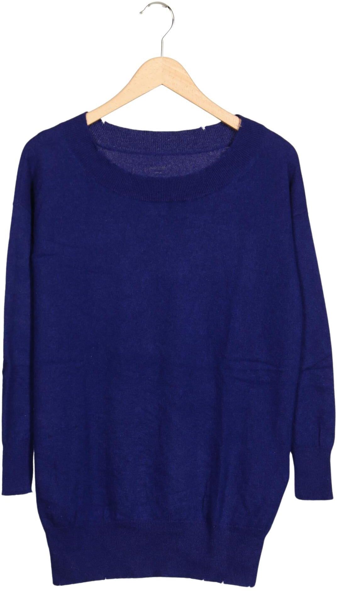Cain Damen Pullover, Marineblau, Gr. EU 36 (Marc Cain N2), Kaschmir - Second Hand