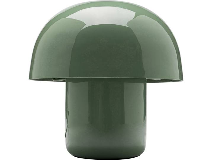 Lampe champignon en acier vert sage