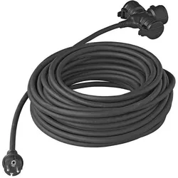 ProPlus, Verlängerungskabel, Steckdose Schuko 3-fach 25M mit 3x2,5mm2 (25 m, CEE 7/3)