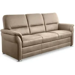 ComfortPlan Sofa Premium Mikrofaser Beige Mandel 3-Sitzer