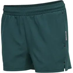 hummel MOVE Grid Woven Shorts Damen 6470 - deep teal XS