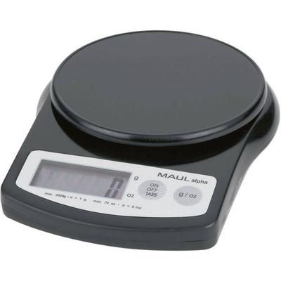 MAUL Briefwaage alpha, Tragkraft 2000 g schwarz