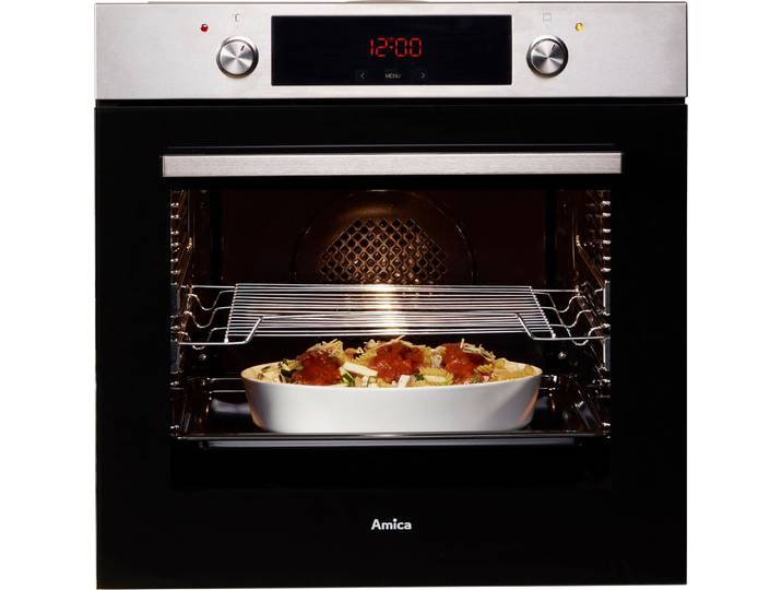Amica Backofen EBX 944 620 E, mit 2-fach-Teleskopauszug, Steam Clean, Viel Platz, hoher Komfort und einfache Reinigung beim Backen