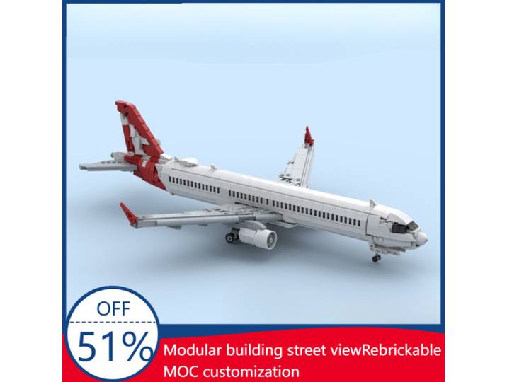 1279 pièces Qantas Airbus A321 XLR Avion Commercial Modèle MOC Blocs de Construction DIY Assemblage Éducatif Cadeaux d'Anniversaire de Noël