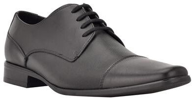 Calvin Klein Bram (Men's) Dress Shoes in Black, Size 7 M, Leather