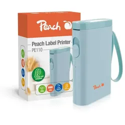Peach PE110 Etikettendrucker Thermodirekt 203 x 203 DPI 60 mm/sek Kabellos Bluetooth