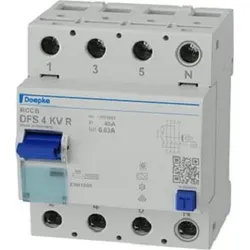 Doepke FI-Schalter 4-polig DFS4-040-4/0,03-A-KV-R