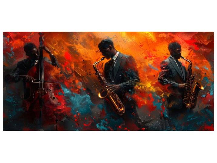 Acrylglasbild Furious Jazz image LAND