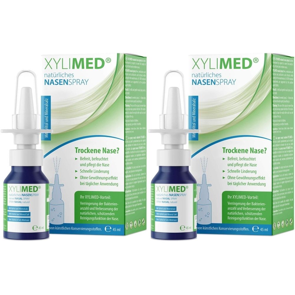 Miradent Xylimed natürliches Nasenspray 2x 2x45 ml