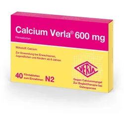 Calcium Verla 600 mg 40 St