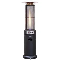 Eurom Flameheater Round 11000, Heizstrahler, Schwarz