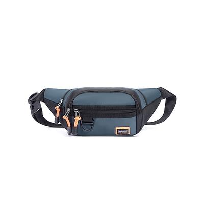 Wasserabweisende Umhängetasche für Herren, vielseitig tragbar, Bauchtasche mit mehreren Taschen, lässige Umhängetasche für Reisen, Sport und Outdoor