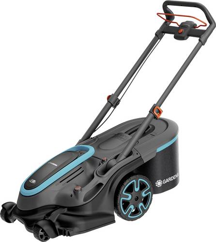 GARDENA PowerMax Duo 46/36V Solo Akku Akku-Rasenmäher mit Rasenkamm, mit Schnitthöhenverstellung 18V Schnittbreite (max.) 46cm